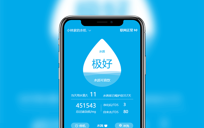 物聯(lián)網(wǎng)凈水器-物聯(lián)網(wǎng)開(kāi)發(fā)案例